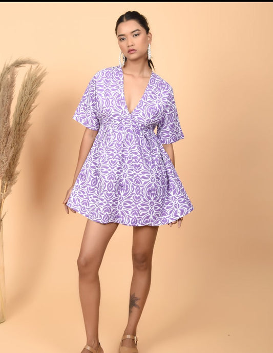 Lavender Mini Dress