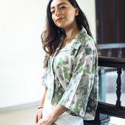 Green patterned shirt - Atulyakala